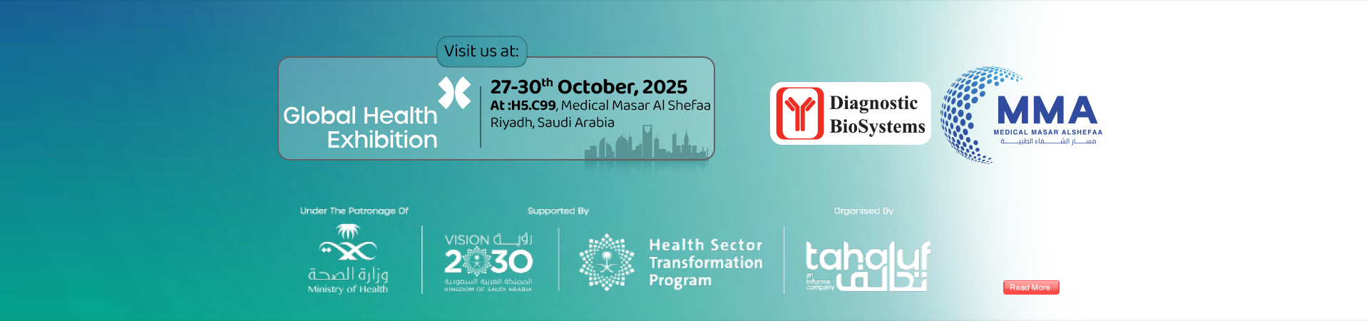 Diagnostic BioSystems (DBS) - Advanced Tissue Diagnostics 14 Global Health Exhibition in Riyadh Saudi Arabia 2025